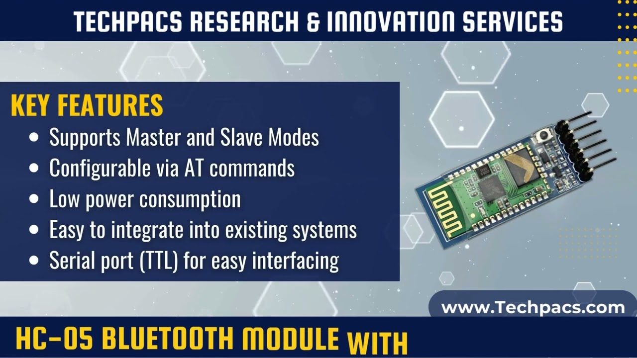 HC-05 Bluetooth Module with TTL Output Detailed Description