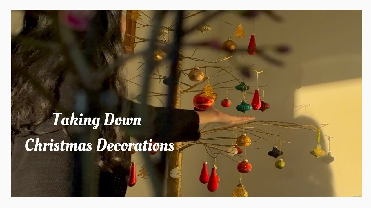 New Year Home Reset ll Taking Down Christmas Decorations, Manifesting for a better 2026