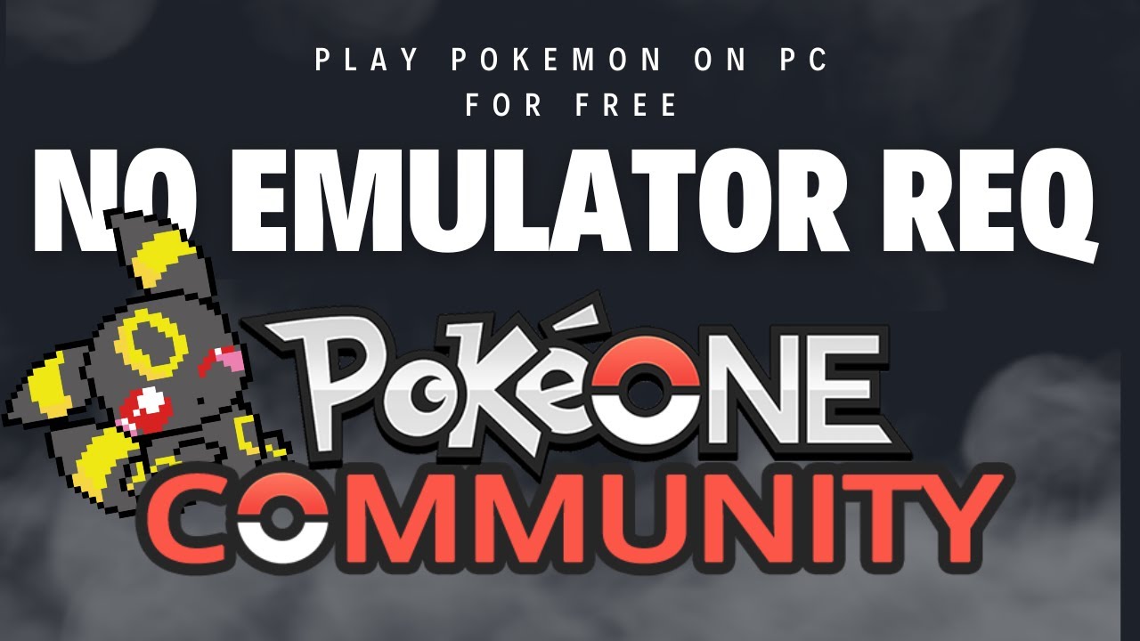 POKEONE - Play Pokemon on PC for free (No Emulator Required) #mmo #pokemon #pixelart