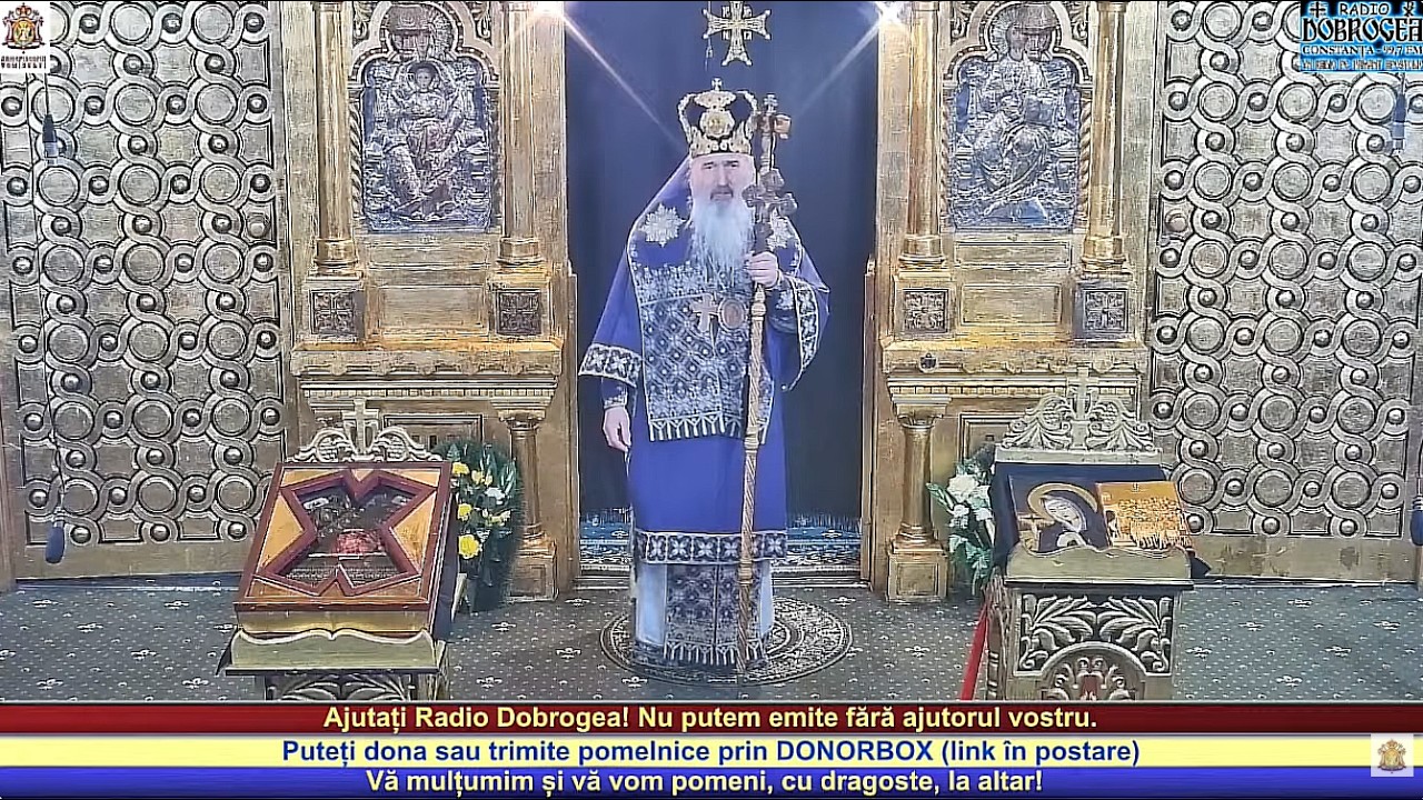 Liturghia Darurilor mai înainte sfințite, oficiată de IPS Teodosie, Arhiepiscopul Tomisului