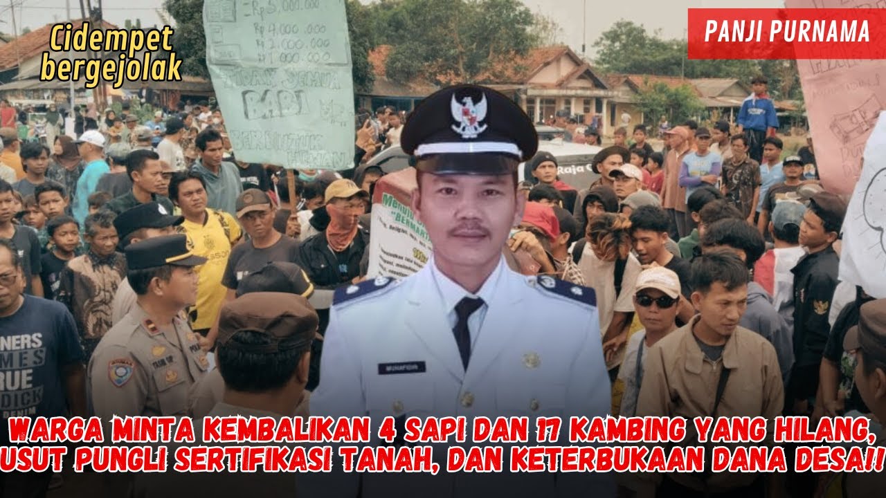 WARGA CIDEMPET DEMO, SEMPAT EMOSI KARENA GAK ADA KEBERADAAN KUWUNYA!