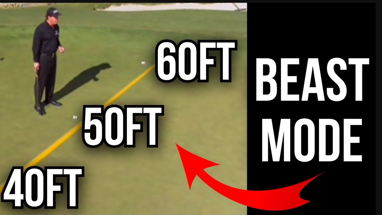 HOW TO MASTER PUTTING SPEED  (Phil won the 2006 MASTERS with this putting drill)