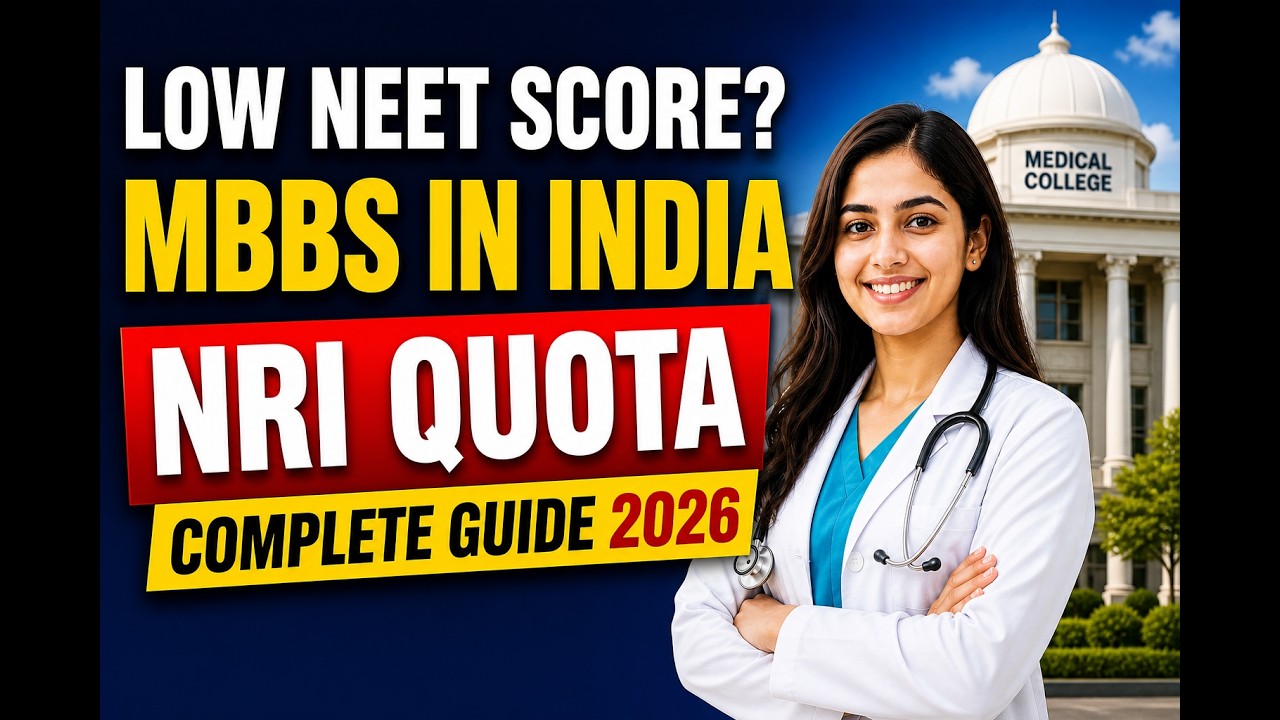 Low NEET Score? Get MBBS Seat via NRI Quota | Full Admission Process Explained