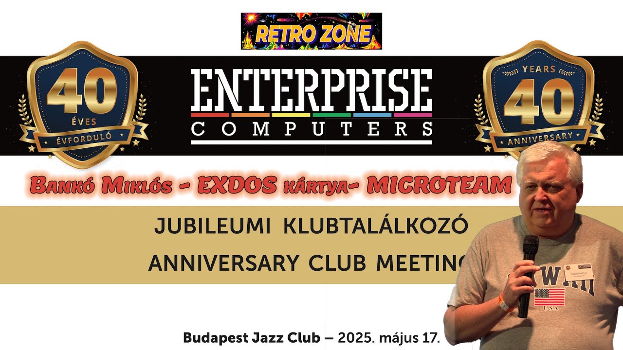 Bankó Miklós - EXDOS Kártya - Enterprise jubileumi klub találkozó - MICROTEAM Kft.