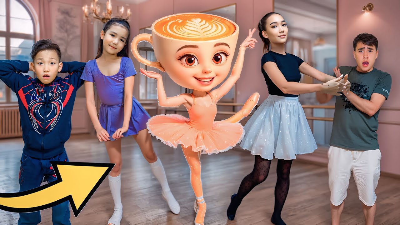 БАЛЛЕРИНО КАПУЧИНО🩰☕️Көзайым мен Аруна баллерино капучино болып кеттіма?Үйге балерино капучино келді