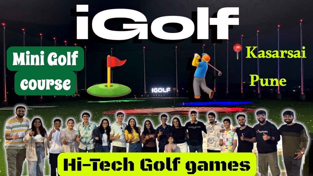 India’s first High-Tech Golf entertainment @iGolfpune  #Kasarsai Pune ⛳️🏌️‍♀️​