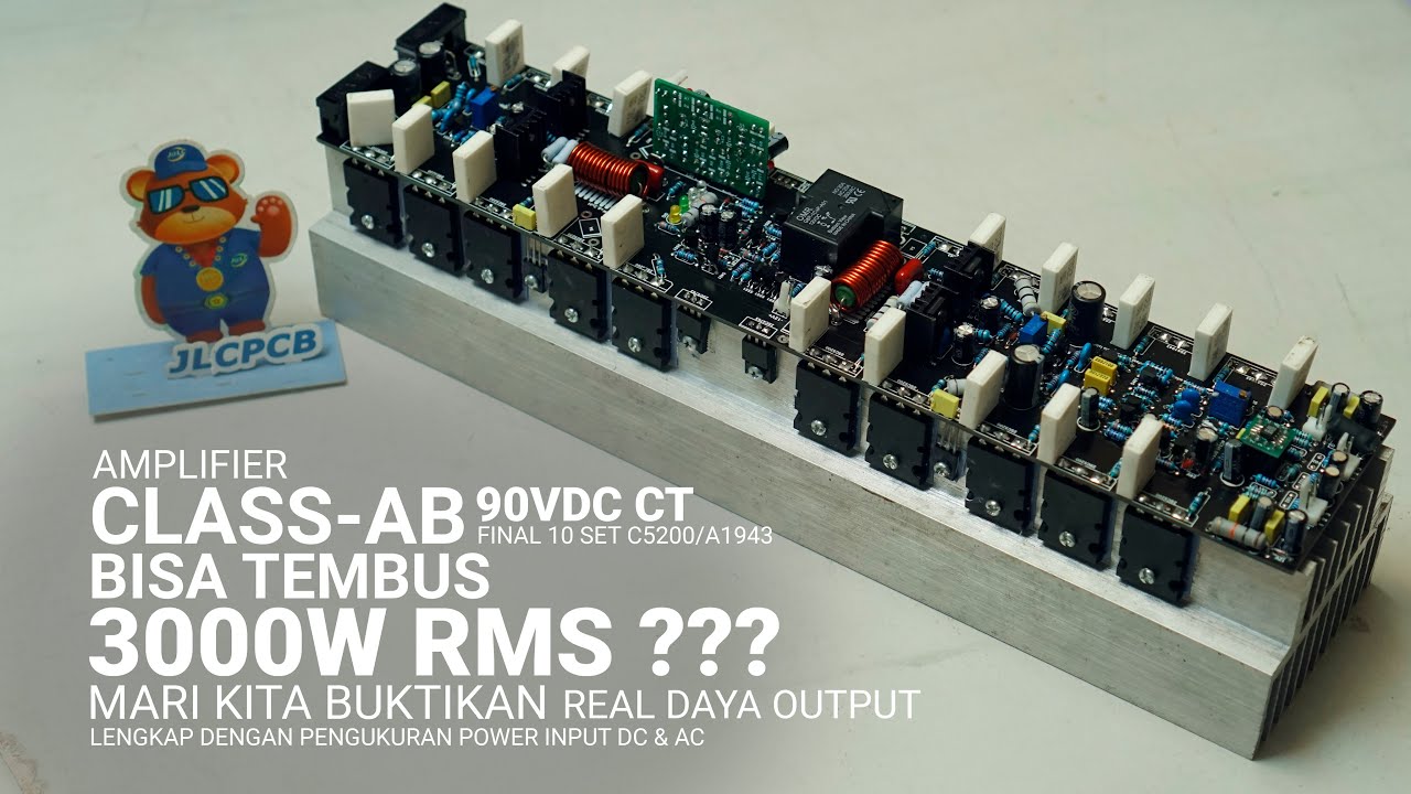 3200W RMS Class-AB Fullbridge G77 Pro - 2SC5200 2SA1943