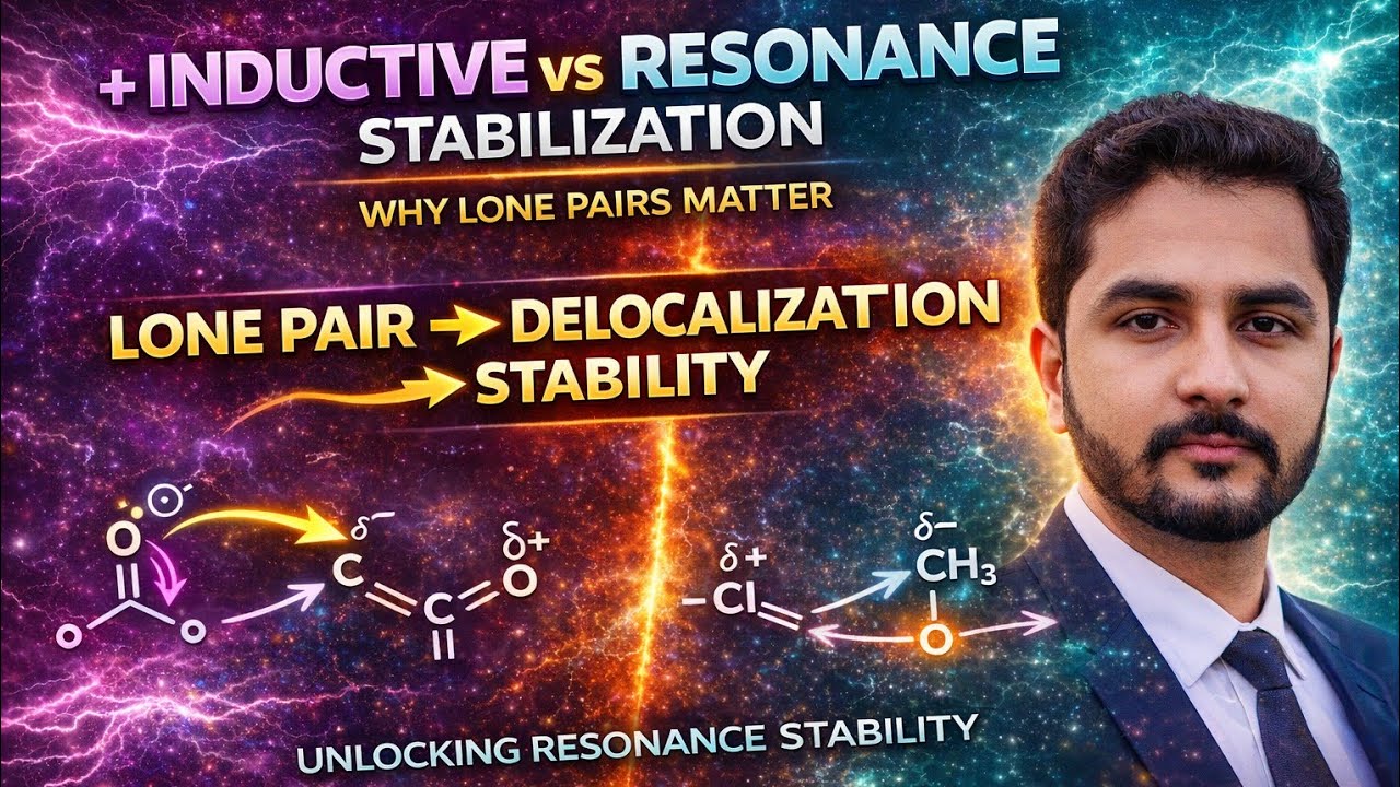 Lone Pairs and Resonance Stabilization | Stability, Mechanism & GOC Explained by Cogitavers