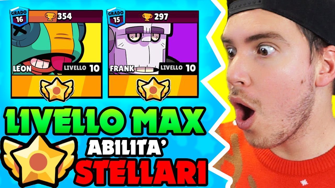TUTTI I MIEI BRAWLER MAXATI! LIV 10 E ABILITÀ STELLARI POTENTISSIME - BRAWL STARTS ITA