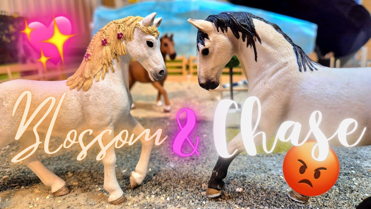 BLOSSOM & CHASE🌼 || Das neue Pferd..😟 #schleich #youtube Schleich Video Teil 1