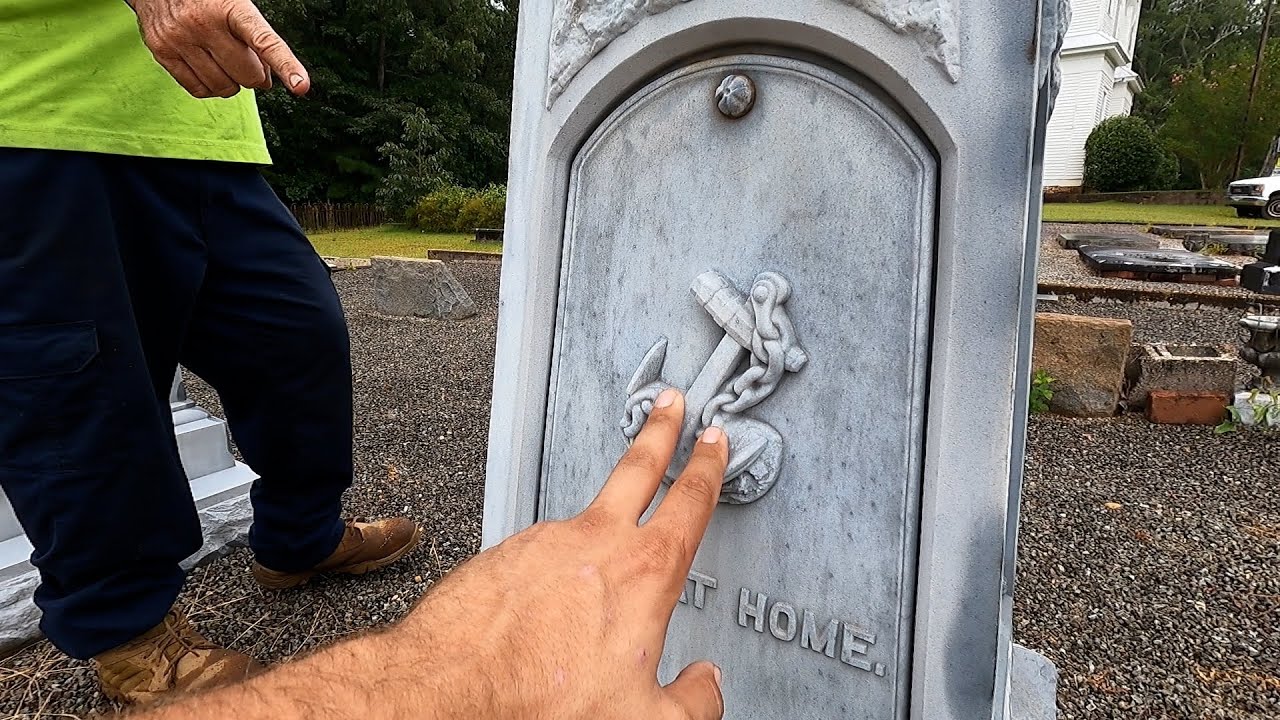 RARE GRAVE STONES FOUND IN 177 YEAR OLD GRAVEYARD (PART 1)