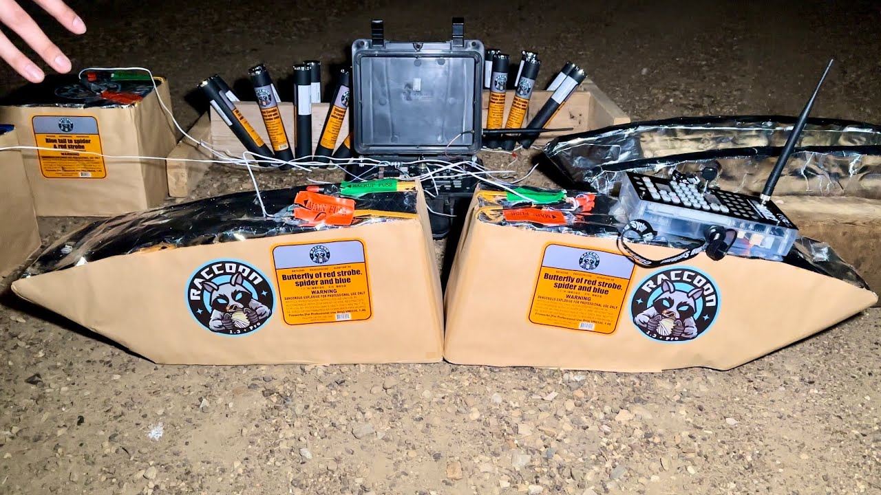 LIGHTING INSANE NEW FIREWORKS FROM RACCOON - This is a game changer!