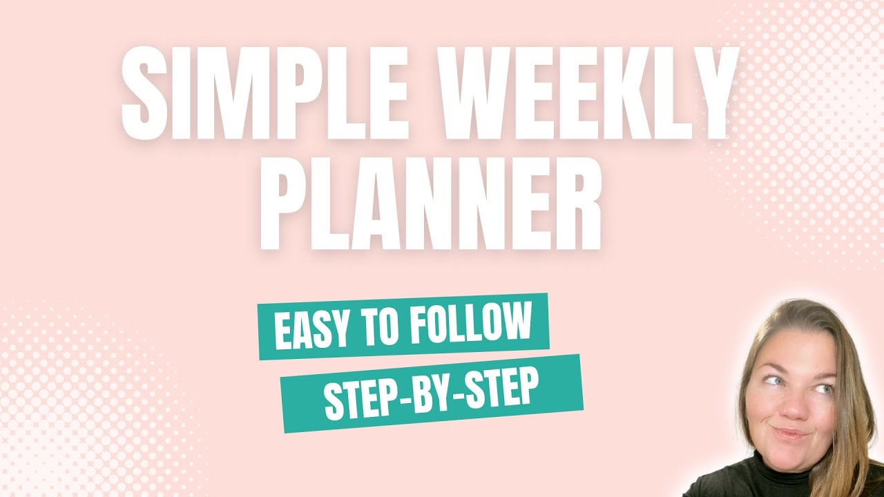 Create a Simple Weekly Planner in Google Sheets - With Easy to Follow Step by Step