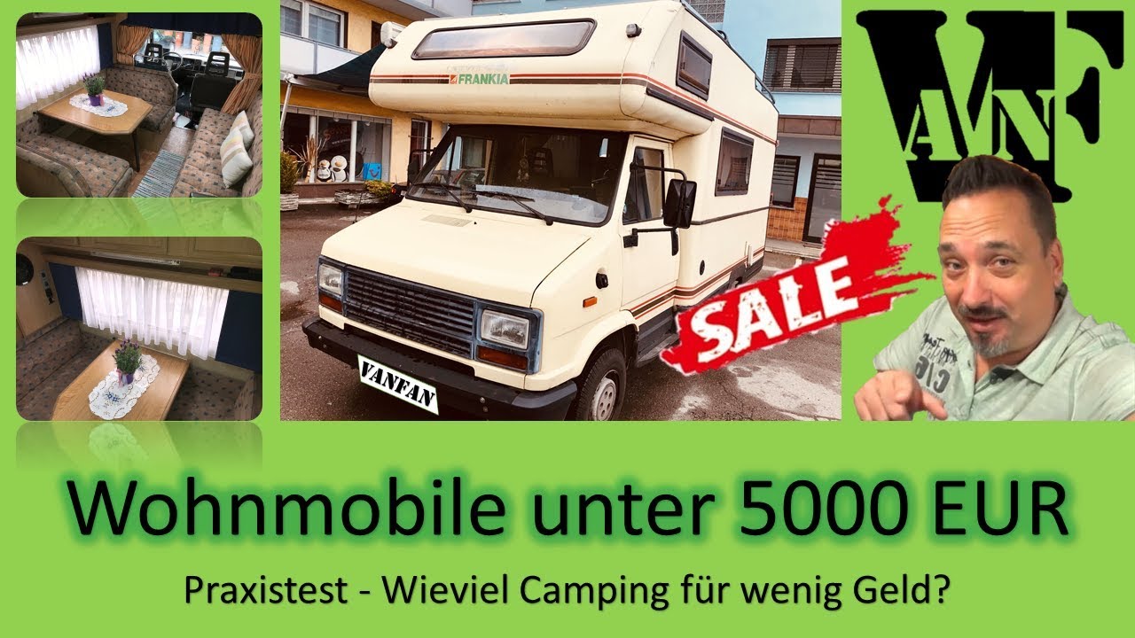 G&uuml;nstiges gebrauchtes Wohnmobil | unter 5000 EUR | Leben im Wohnmobil | Neues Zuhause