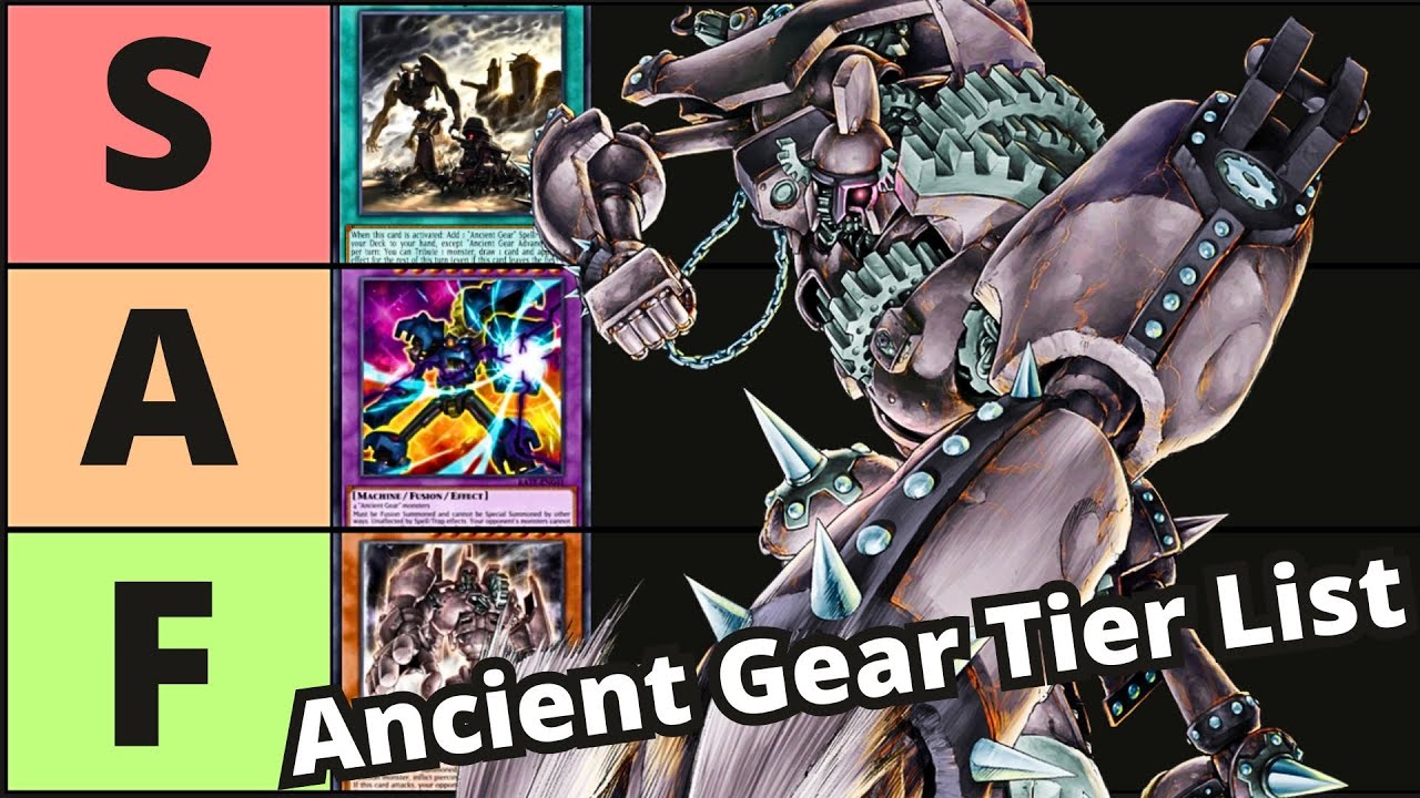Ancient Gear Player Ranks Every Ancient Gear Card Yugioh (Revised)
