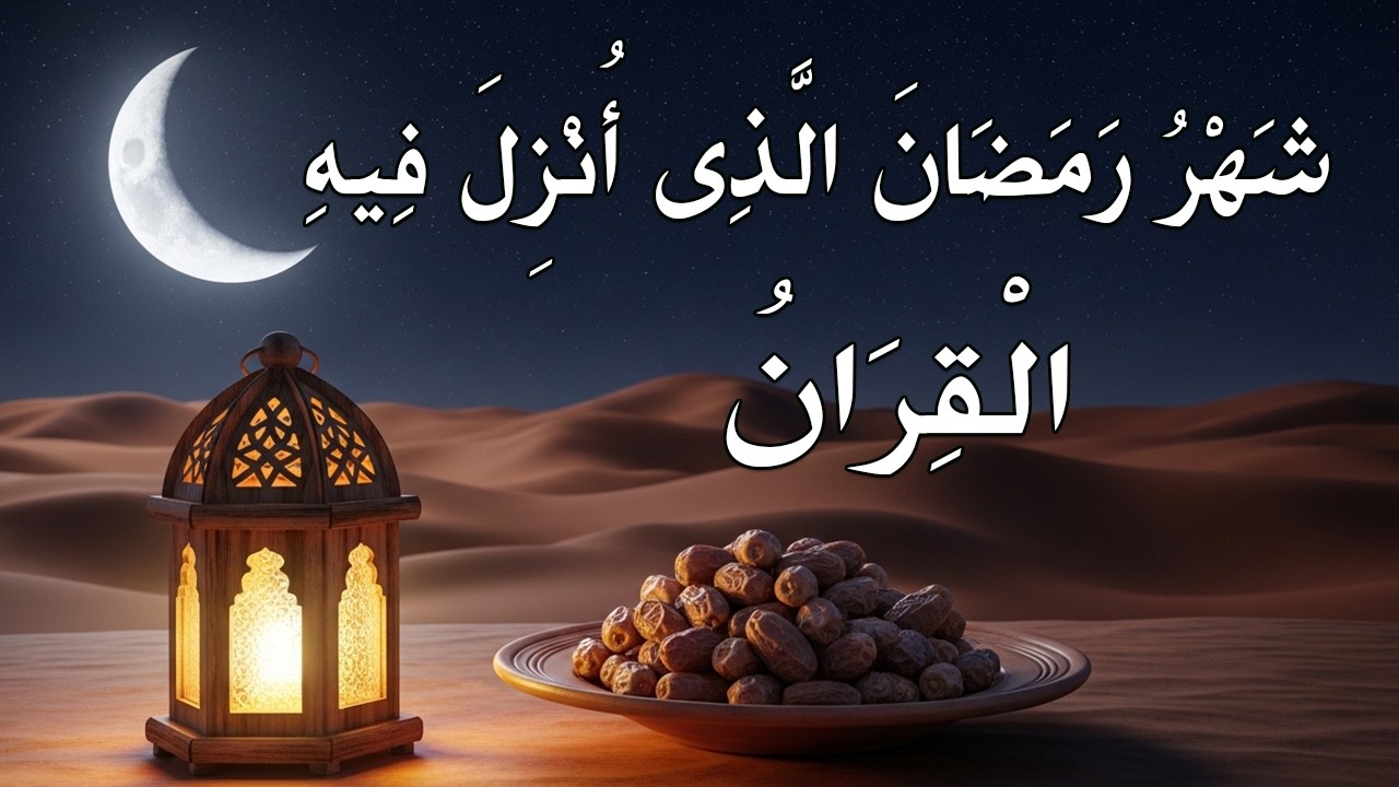 ايات الصيام 💚 قران رمضان🌙شهر رمضان الذي أنزل فيه القرآن💚 القرآن الكريم بصوت جميل جدا جدا