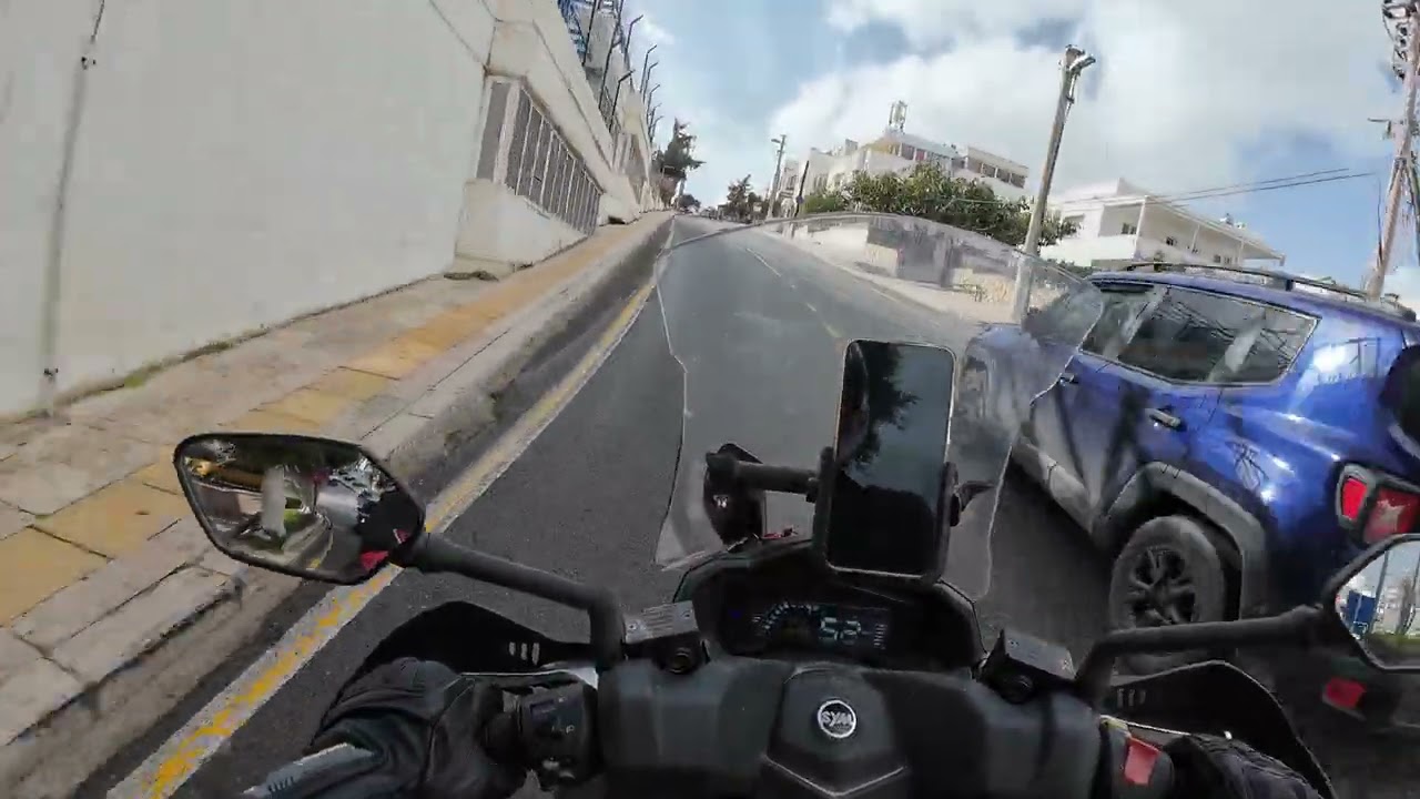 Bodrum kış yolları 23.01.2026 #sym #joyride #bodrum #scooter #motorsiklet 