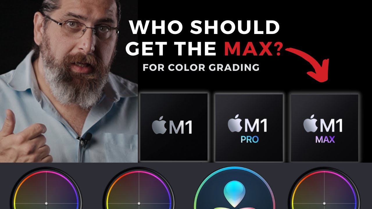 M1 PRO vs MAX for COLOR GRADING in DaVinci Resolve
