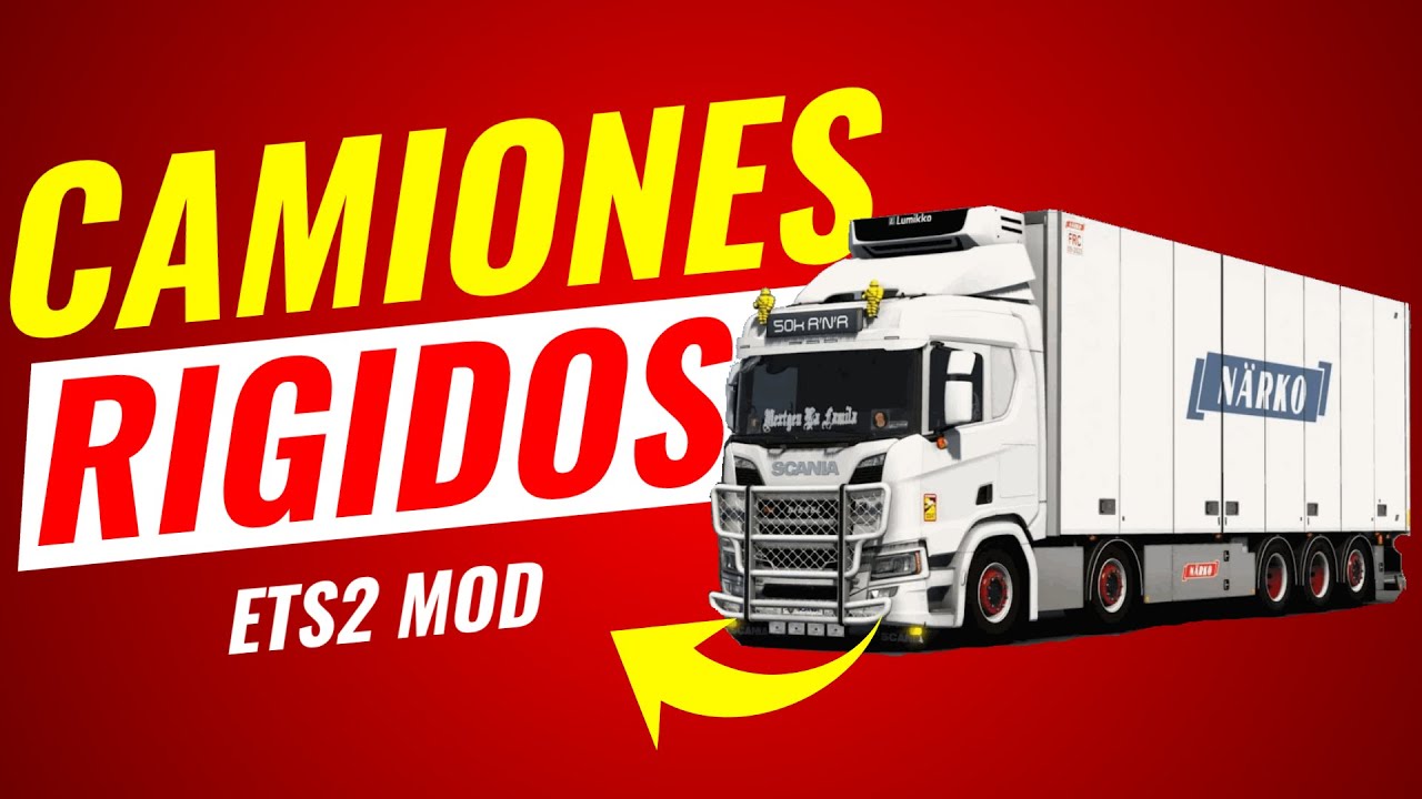 CAMIONES RIGIDOS en ETS2 - Tutorial de instalacion del Mod de Camion y Tandem Euro Truck Simulator 2