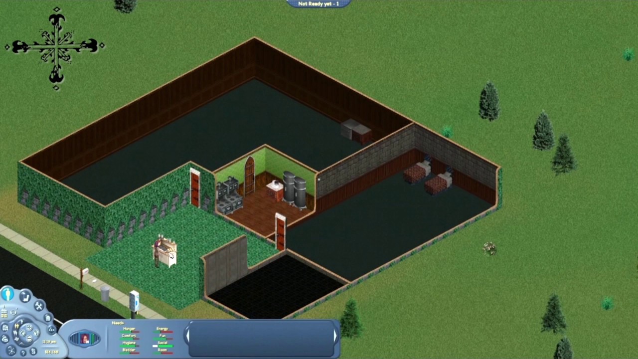 Sims Online FreeSO Game Play- Building my first property