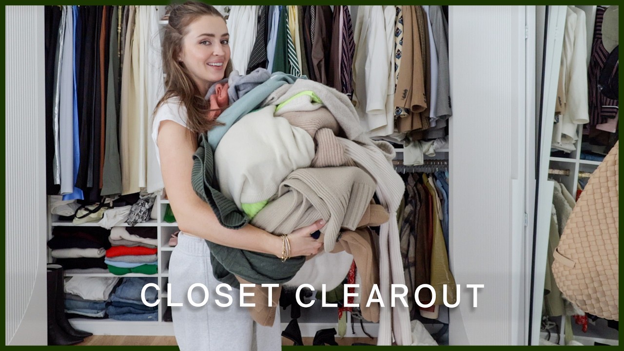 winter closet clearout 👗❄️ what I'm getting rid of & changing