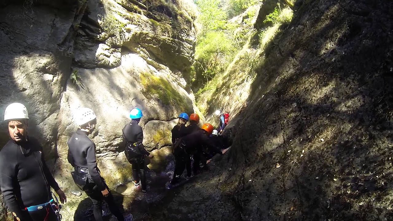Descenso de barranco de Berros con RocRoi (canyoning)