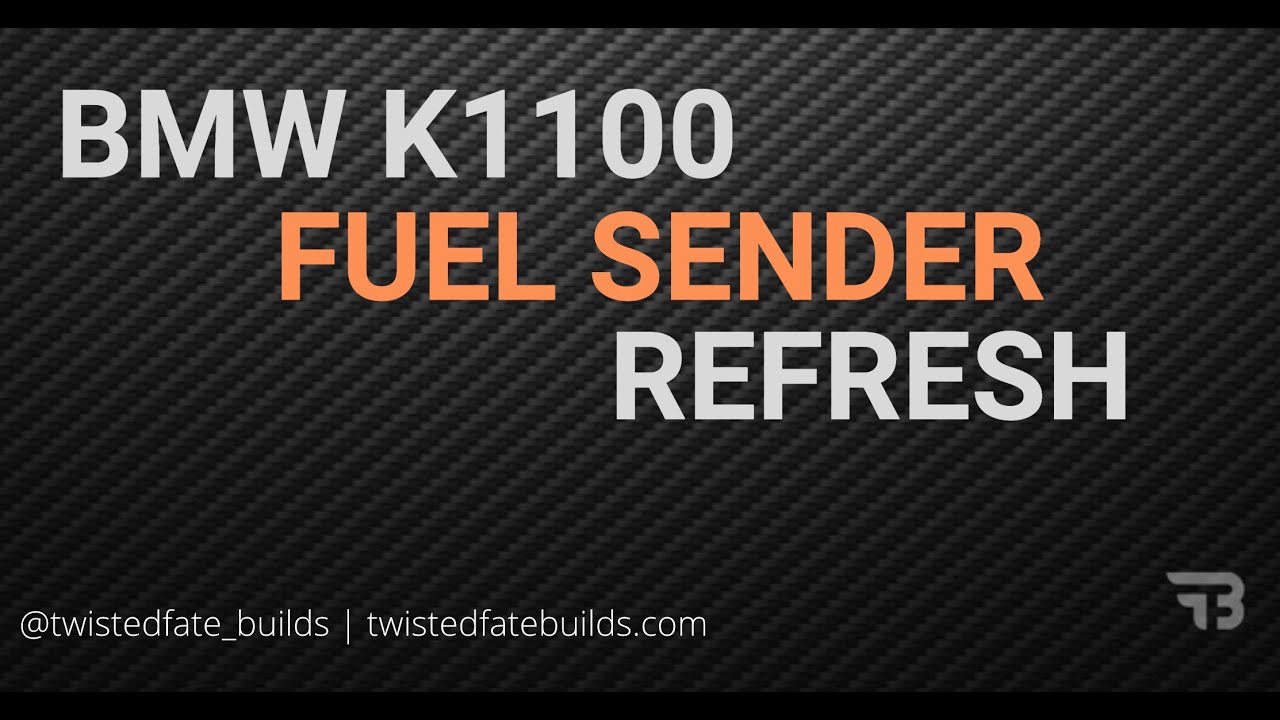 BMW K1100 FUEL SENDER REBUILD AND REFRESH FOR ACCURATE READINGS