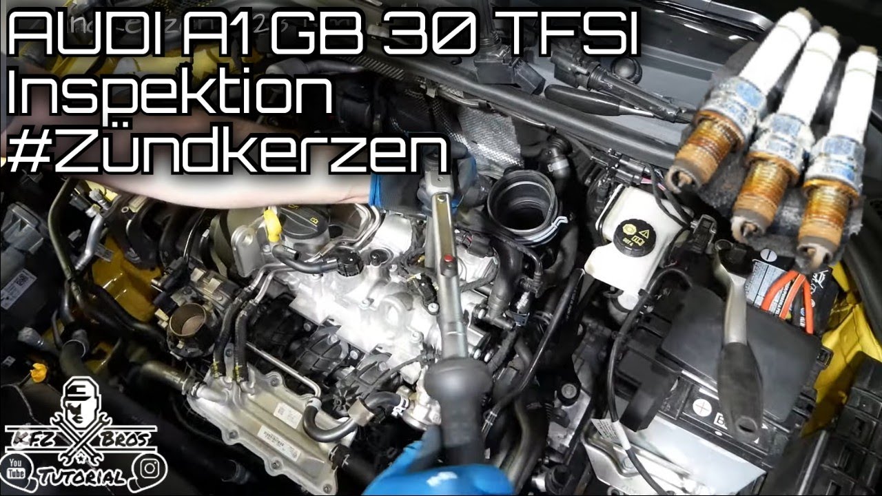 AUDI A1 GB 30 TFSI | Inspektion | #Zündkerzen wechseln | Spark Plugs Replacement | Drehmomentwerte
