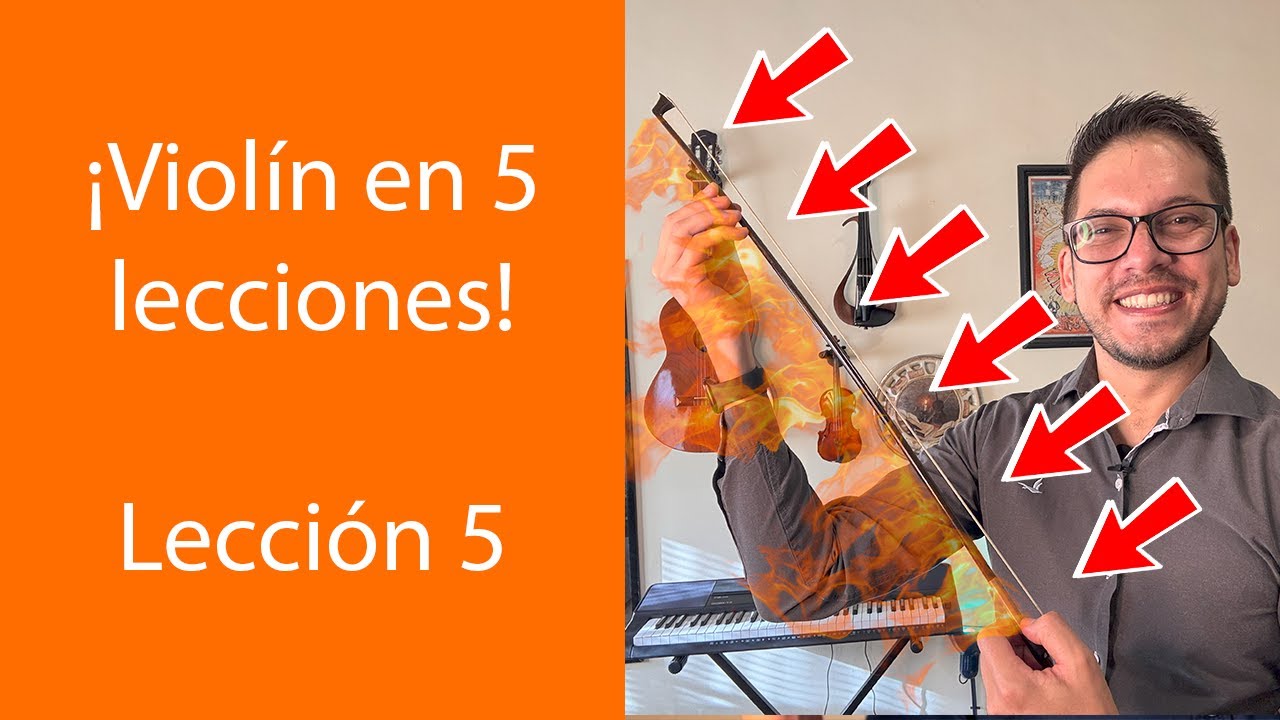 ¡Por fin! Tocamos con arco en el violín 🎻🔥 (Lección 5/5)