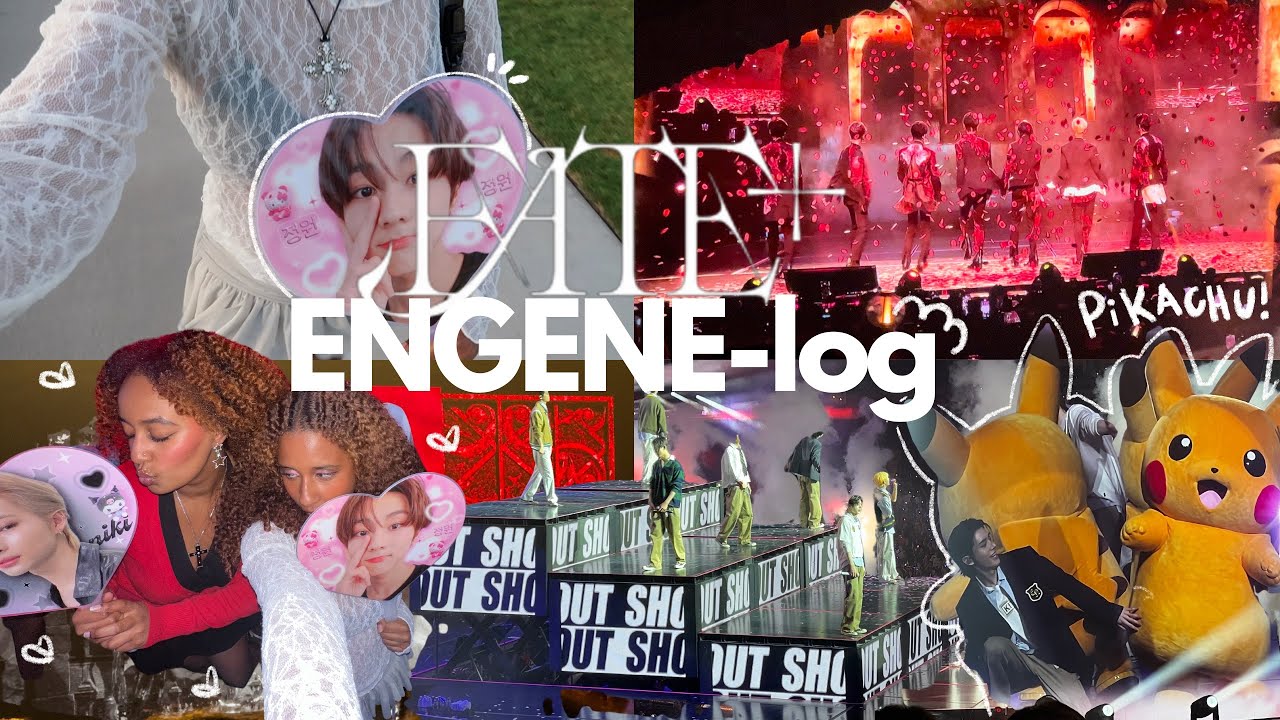 [ENGENE-loG] Enhypen Fate Plus concert vlog ⋆𐙚₊˚⊹ whats in my concert bag, grwm, concert clips