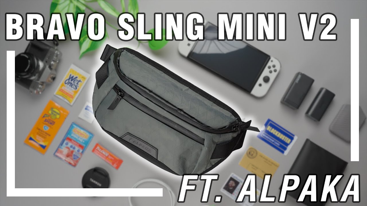 Лучшая сумка для исследования города и походов в тематический парк? ALPAKA Bravo Sling Mini V2