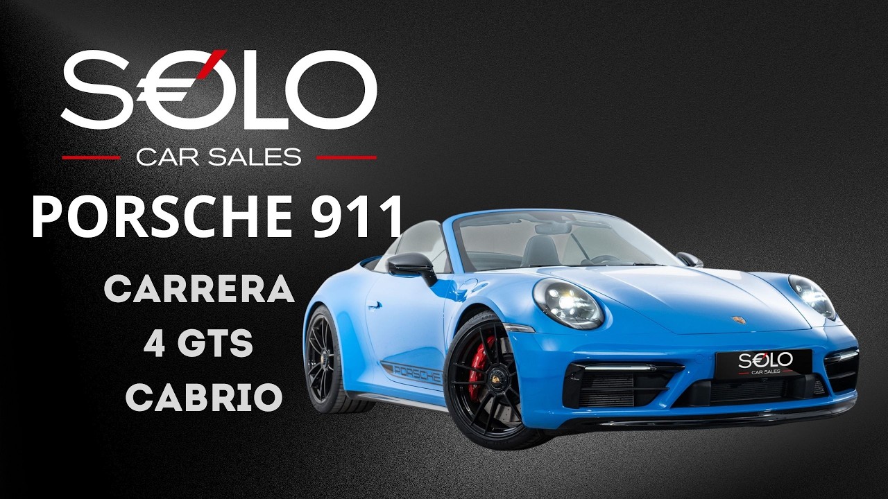 Porsche 911 Carrera 4 GTS Cabrio — cuando el cielo es el límite  | Solo Car Sales