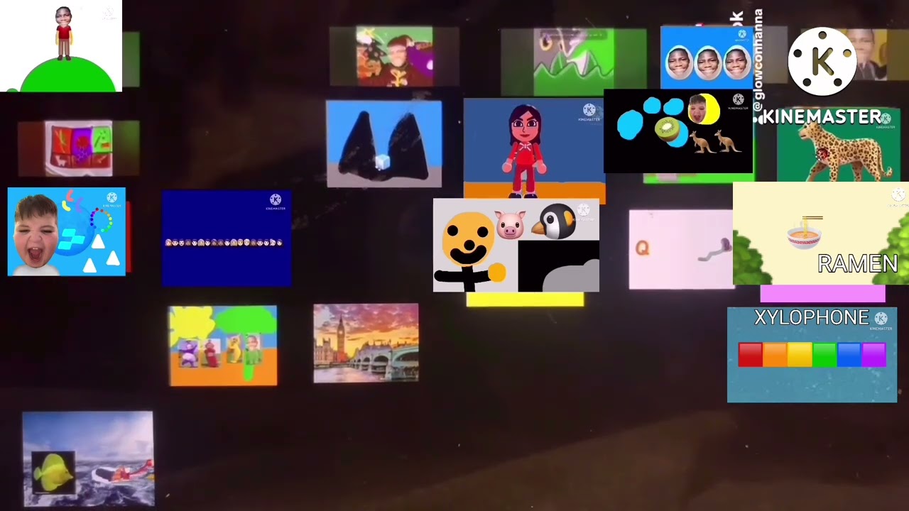That's me on TV Jhivin and Yasha Alphabet At the same time