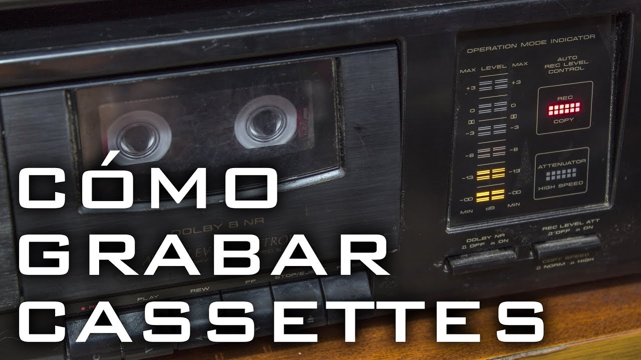 CÓMO GRABAR CASSETTES + EQUIPO DE AUDIO