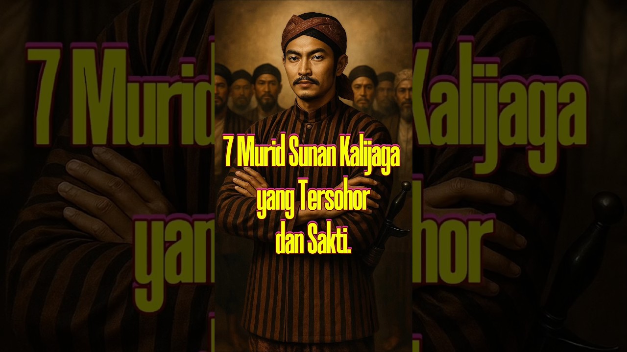 7 Murid Sunan Kalijaga yang Tersohor dan Sakti....#kisah #sejarah #nusantara #viral