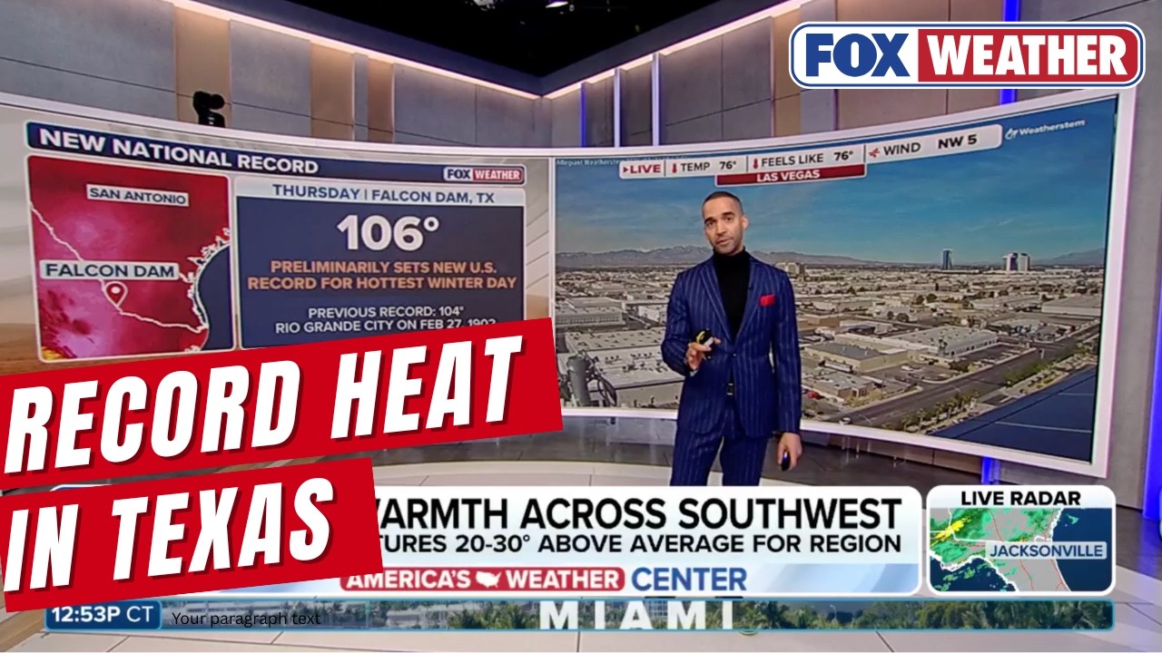 Record Warmth Across the Southwest with Texas Seeing Days of Record-Breaking Heat