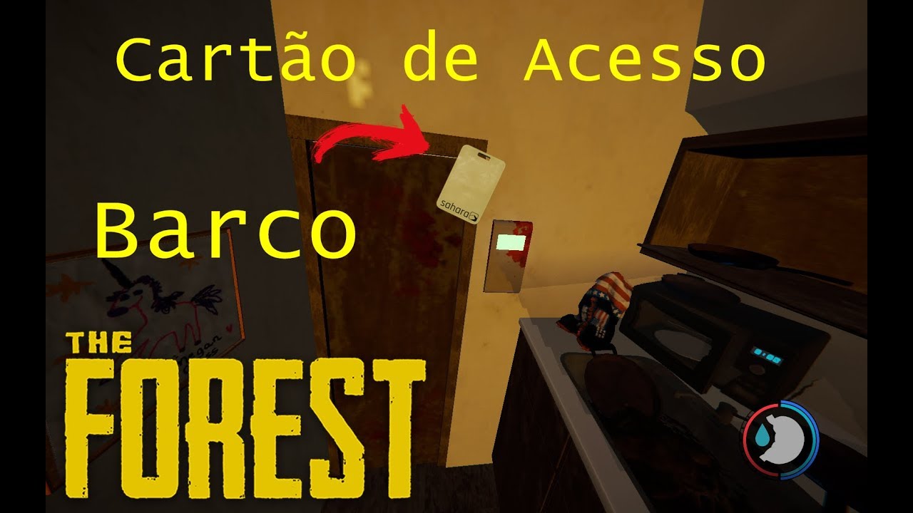 Como Encontrar o Cartão de Acesso(Prata) e o Barco!! The Forest 2018(Leiam a Descrição Por favor)