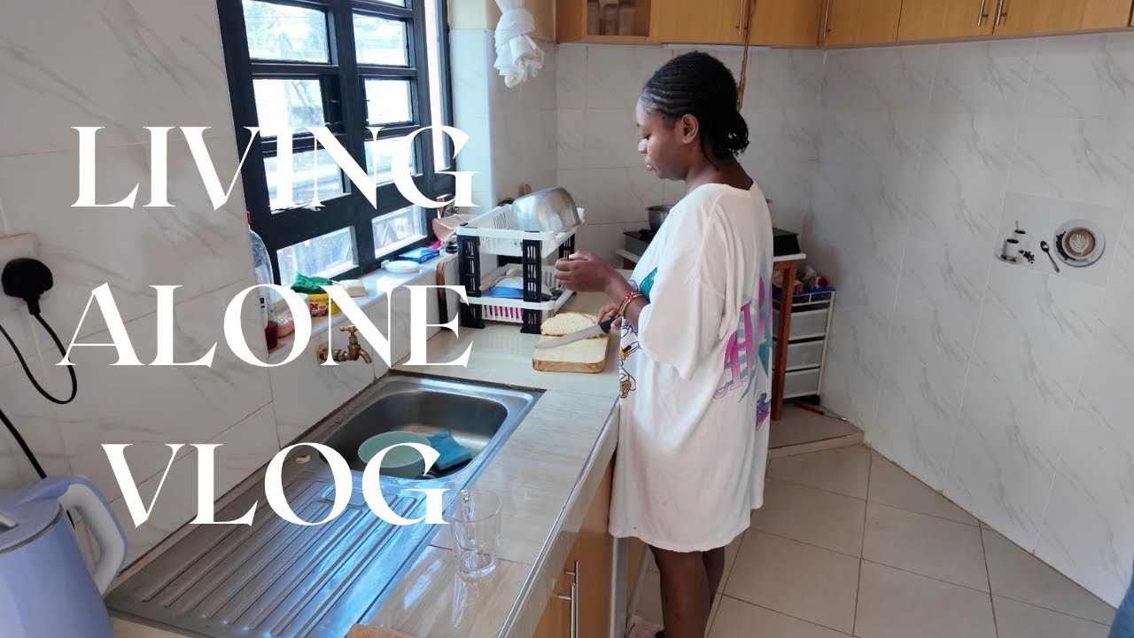 Living Alone Vlog 🌸 | Giveaway 🎁✨, Cooking, slow days, Kenyan Youtuber 