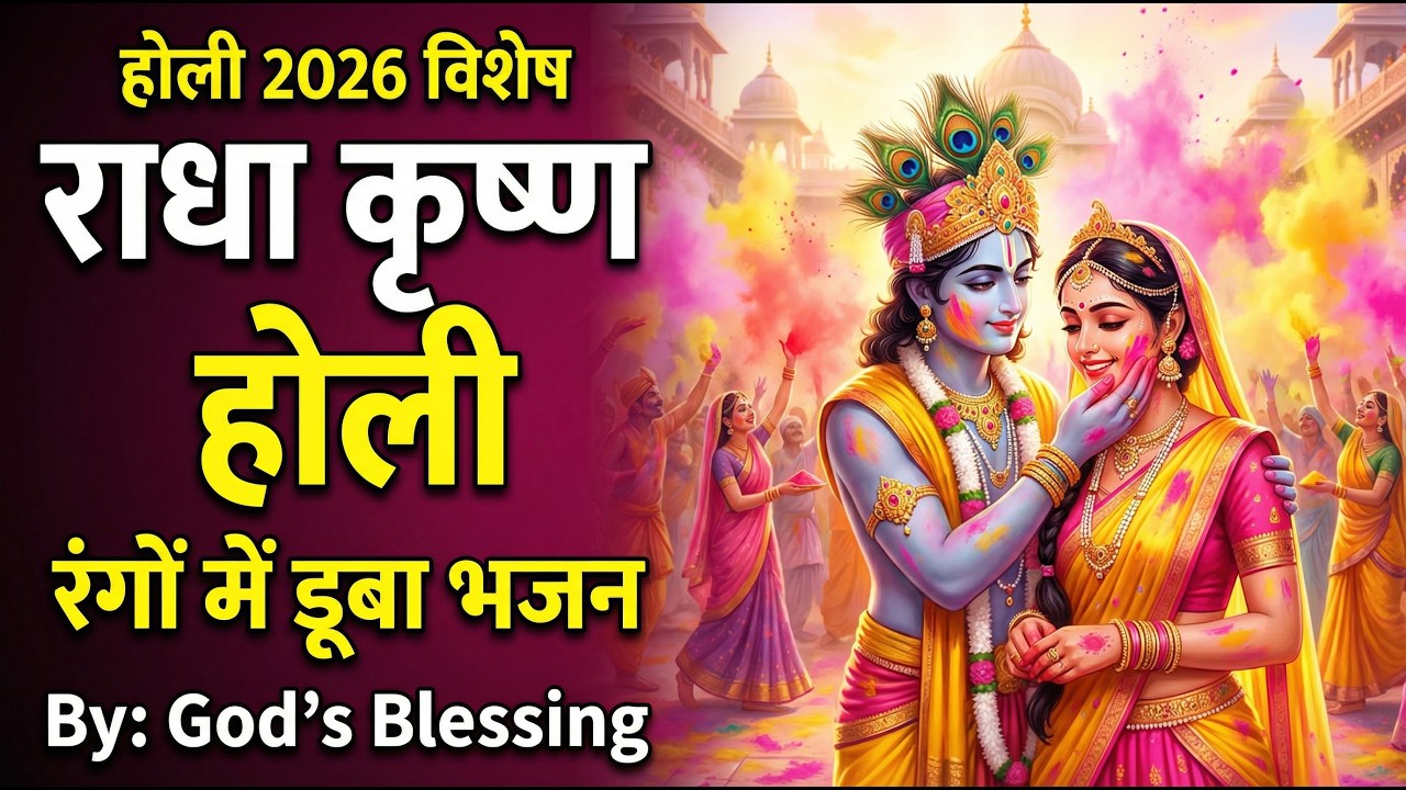 राधा कृष्ण होली महोत्सव | भक्ति यात्रा | होली रंग उत्सव 2026 | God’s Blessing