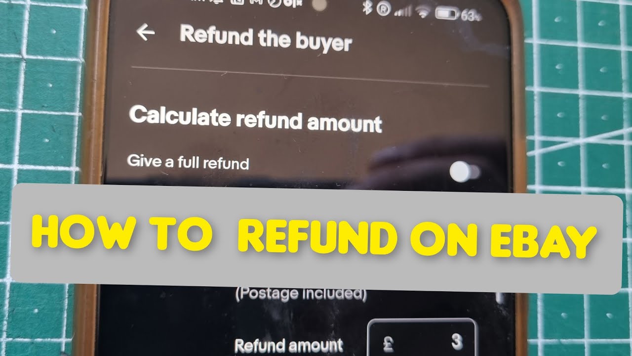 Как вернуть деньги на eBay MOBILE Частичный и полный возврат