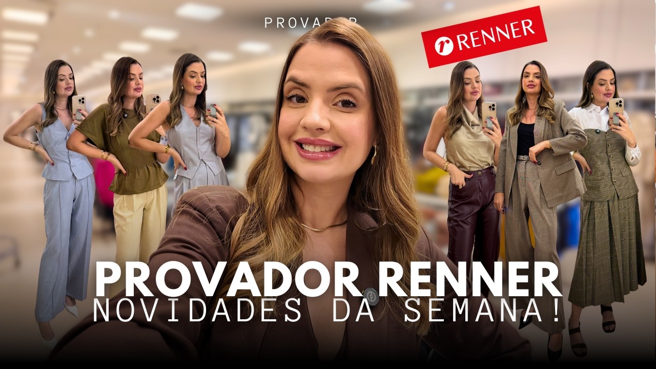 Provador Renner: Cole&ccedil;&atilde;o nova, conjuntos, casacos e looks arrumados!