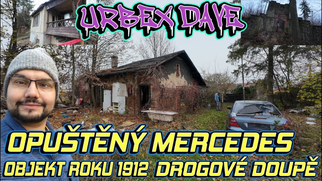 OPUŠTĚNÝ LUXUSNÍ MERCEDES PAK JSOU ZDE I HERNÍ AUTOMATY SYNOT A MNOHO VÍCE DROGOVÉ DOUPĚ OSTRAVA#50