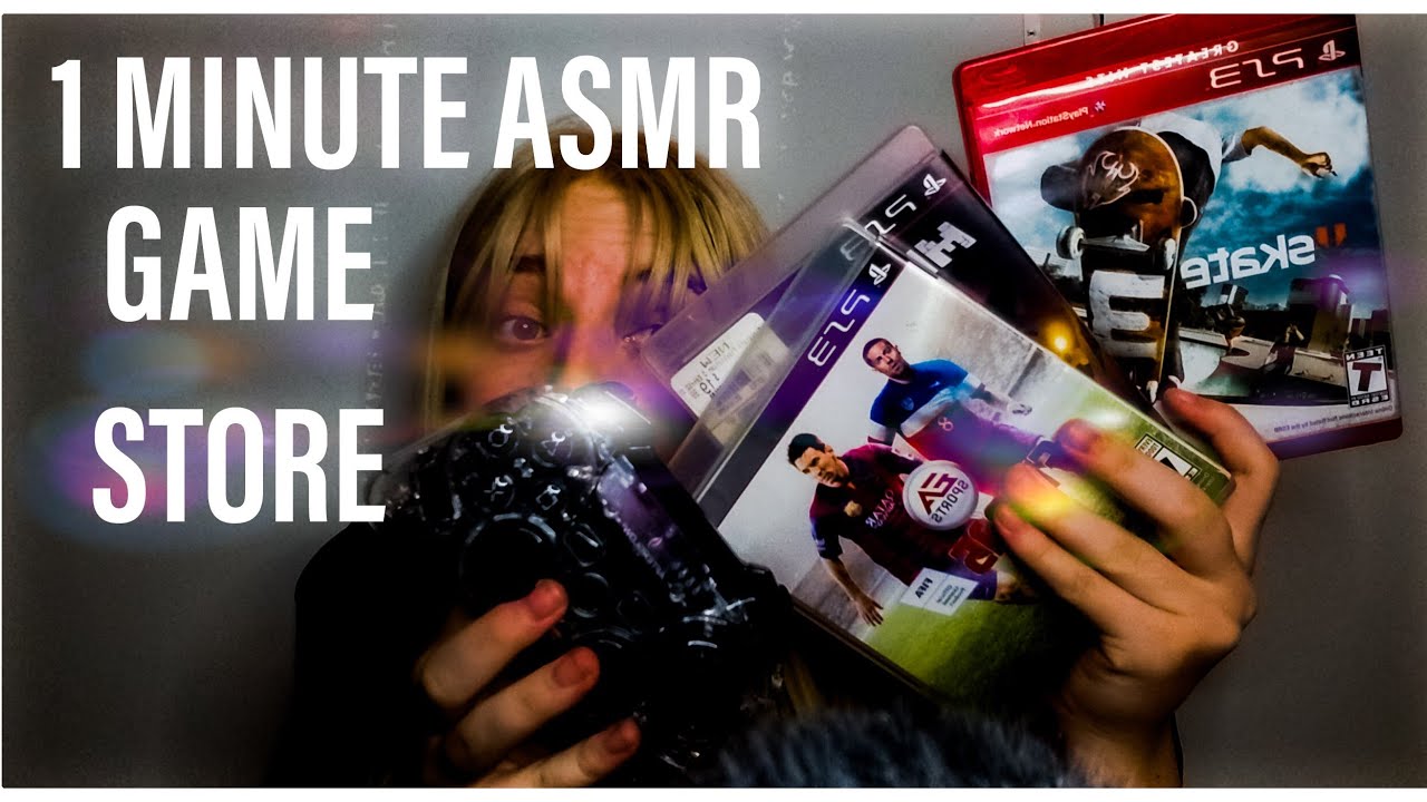 FASTEST 1 MINUTE VIDEO GAME STORE ASMR ROLEPLAY