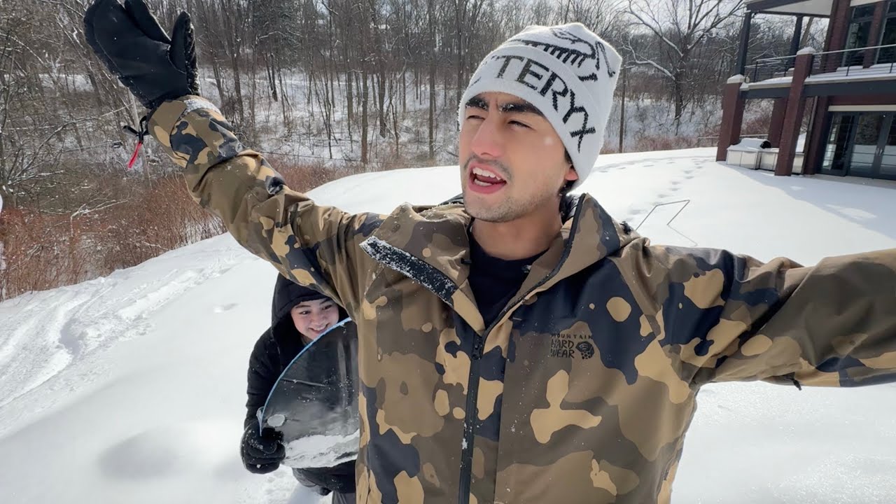 getting snowed in with my sisters (family vlog)