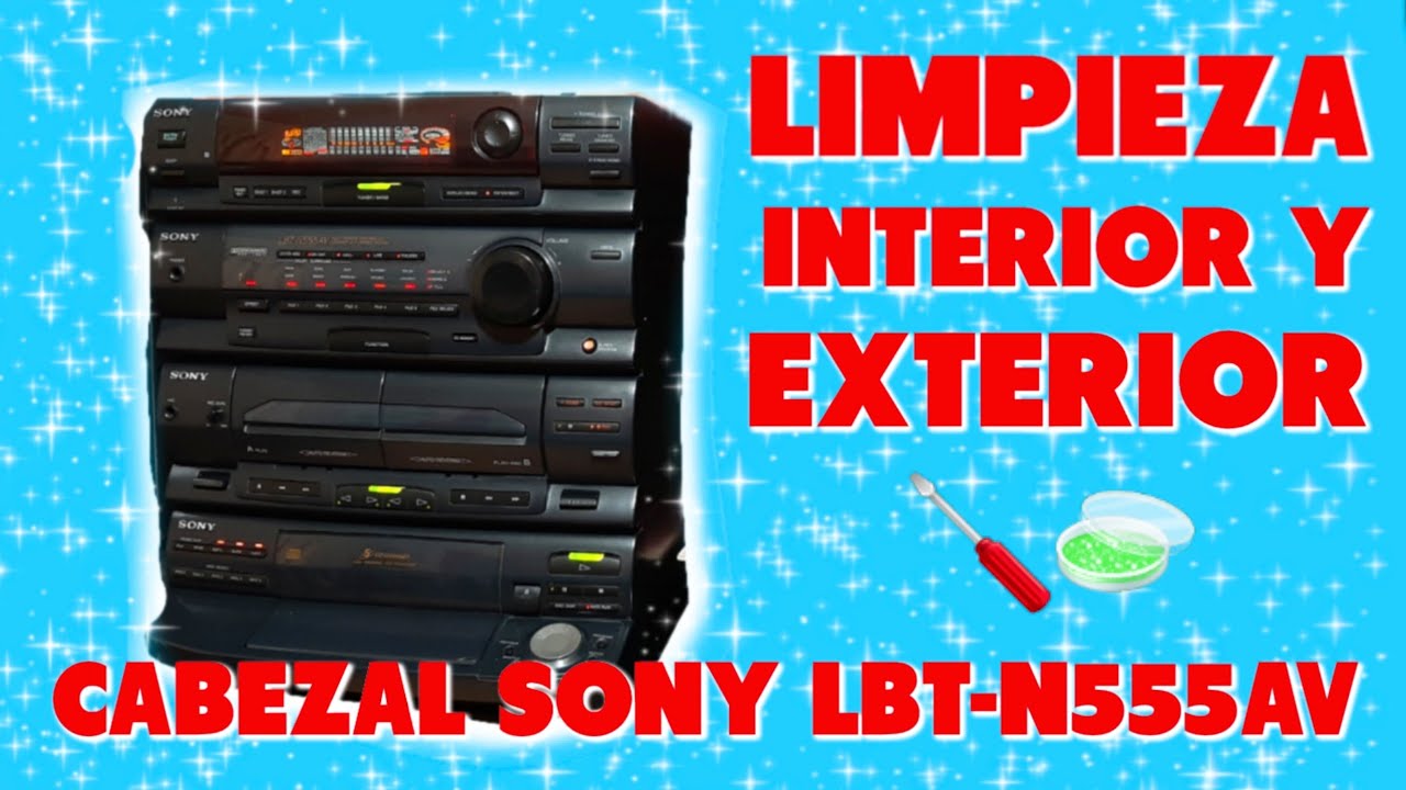 Desarmado para LIMPIEZA y MANTENIMIENTO a un cabezal Sony LBT-N555AV‼️🤩🔊 breve tutorial #147 🔊