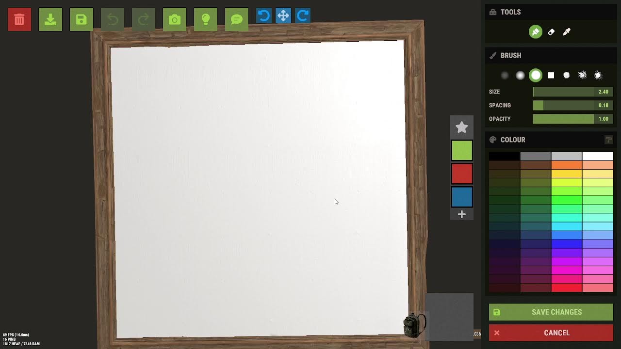 I built a giant frog eating a galleon in RUST, now it's time to draw some frogs on Art of RUst