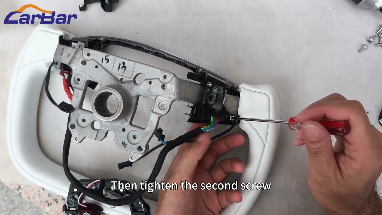 370mm Yoke Steering Wheel For Tesla  Model 3 Highland Installation Video