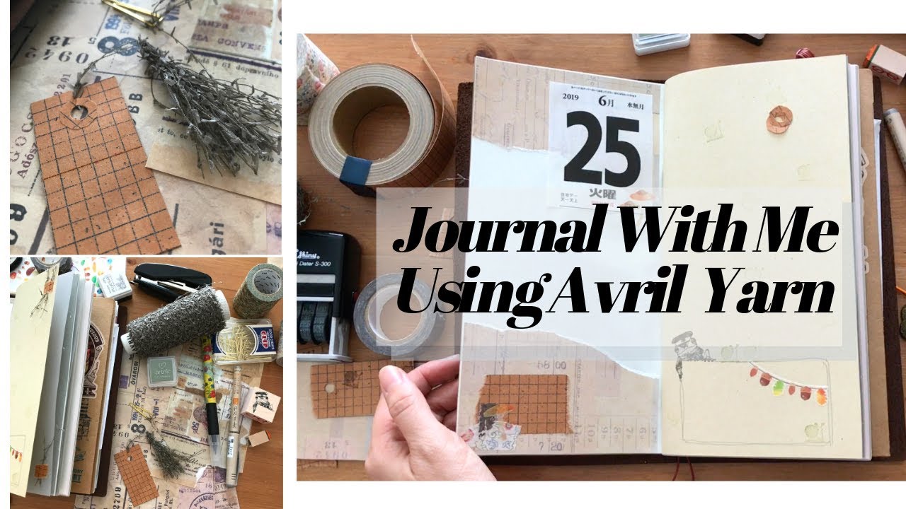 Journal With Me Traveler's Notebook | Create with Avril Yarn