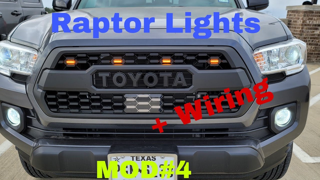 2021 Tacoma Raptor Lights Install + Wiring
