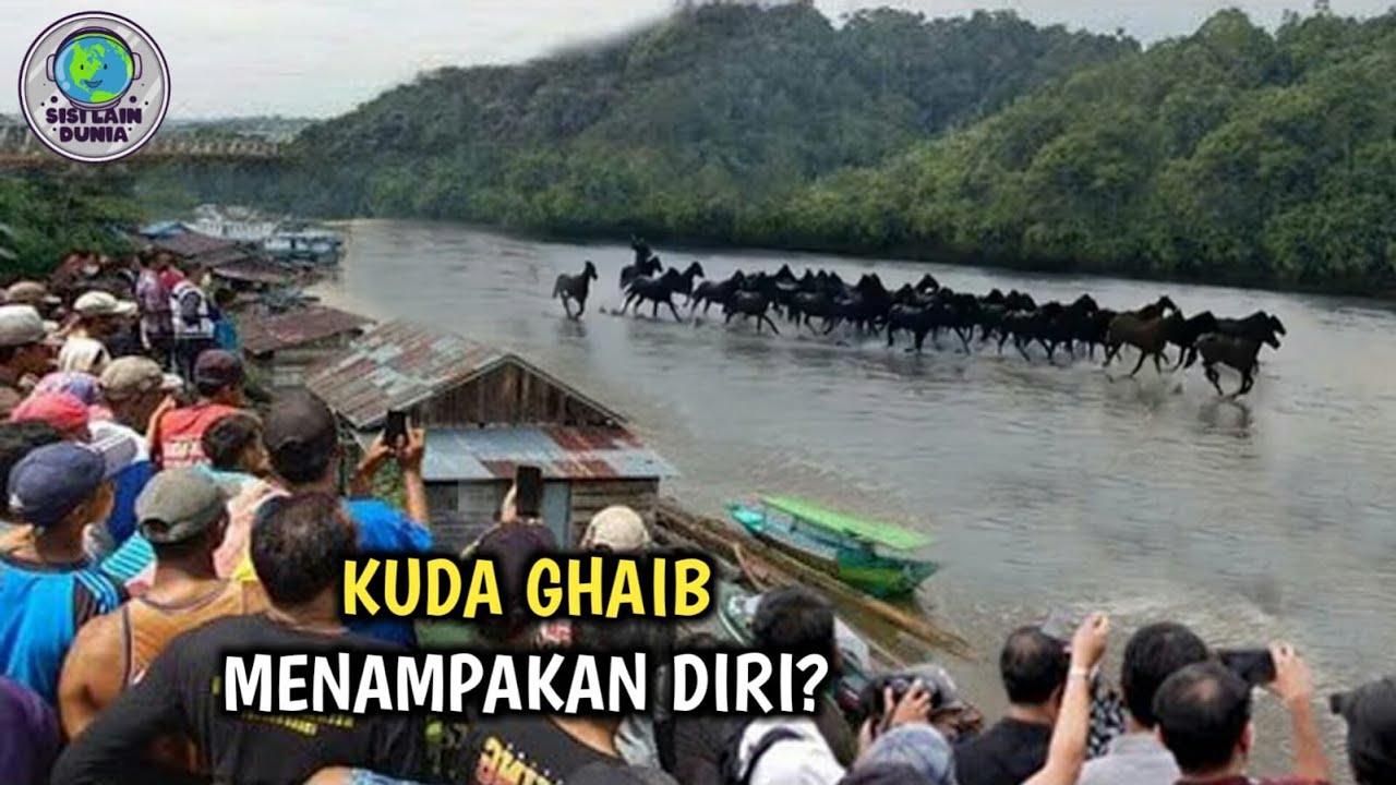 Fenomena Aneh Puluhan Kuda Hitam Misterius Lari Diatas Sungai,Gegerkan Warga Sekampung!